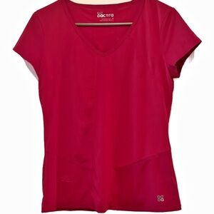 Dactra Performance Wear workout spandex top in Red size medium
